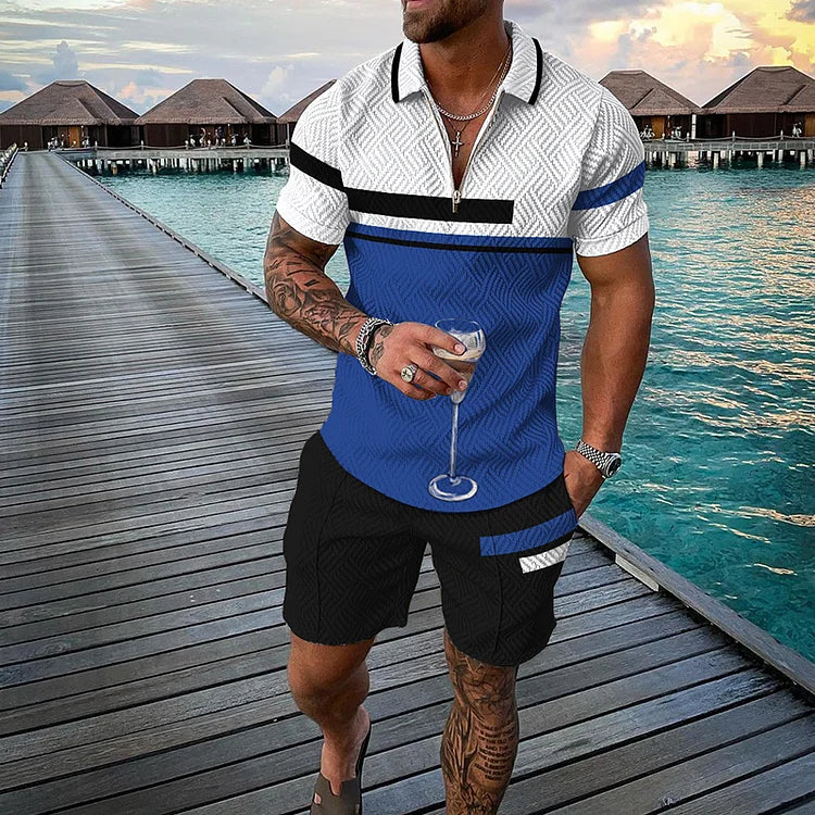 Radiance Polo Shirt And Shorts Co-Ord - DUVAL