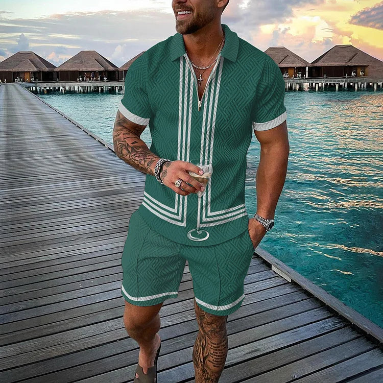 Taka Polo Shirt And Shorts Co-Ord - DUVAL