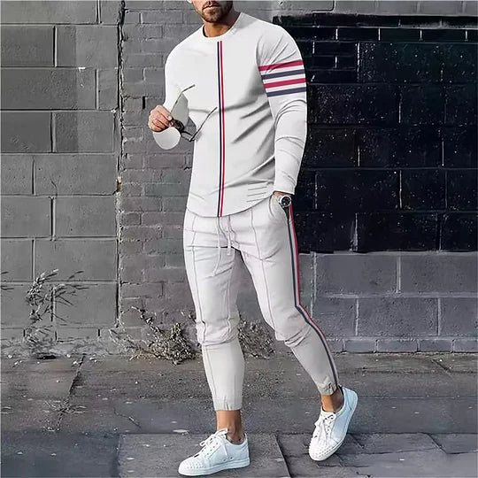 Long Sleeve Casual Two-piece Set - DUVAL