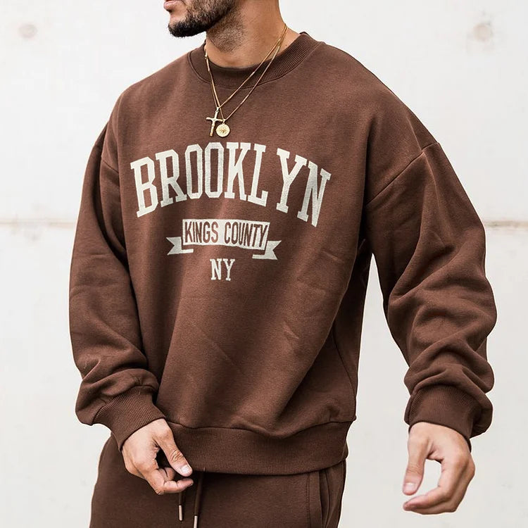 Brooklyn Fashion  Oversized Sweatshirt - DUVAL