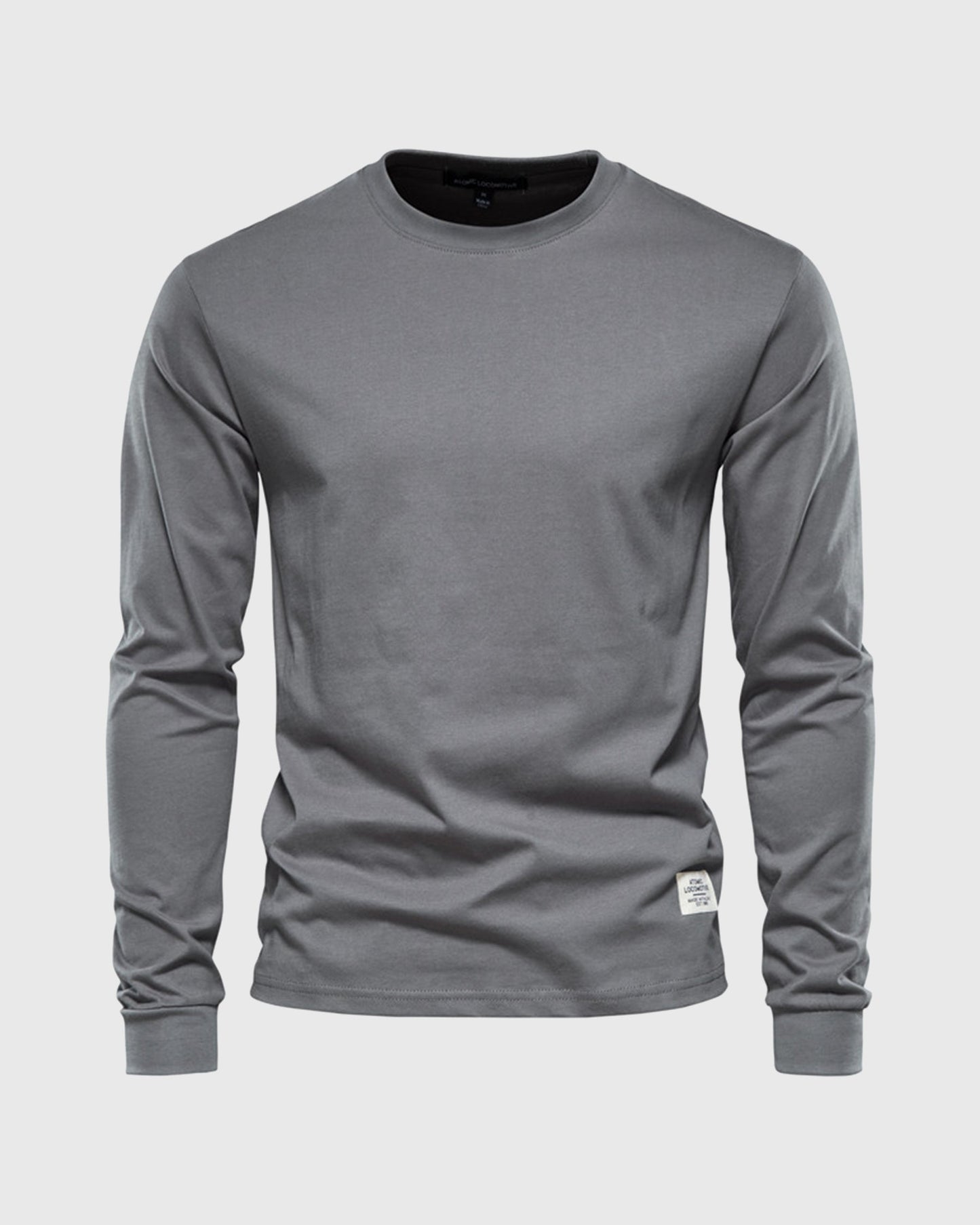 Crew neck Long Sleeve Cotton Premium Basic T-Shirt