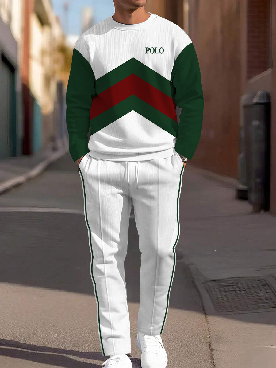 Long Sleeve Casual Two-piece Set - DUVAL