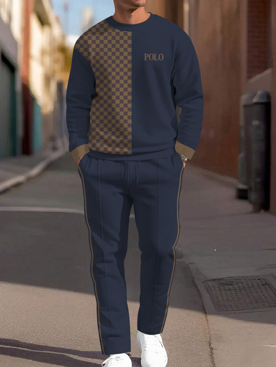 Long Sleeve Casual Two-piece Set - DUVAL