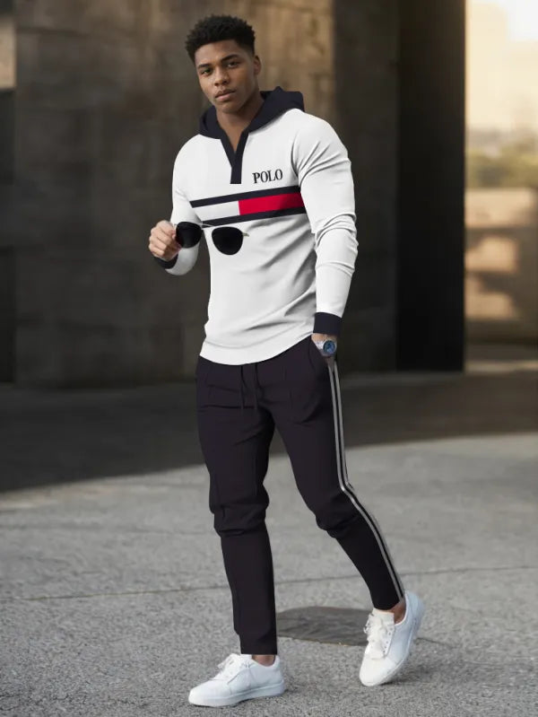Long Sleeve Casual Two-piece Set - DUVAL