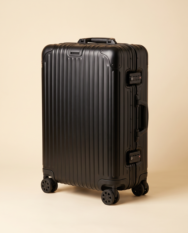 The Verbier — Aluminum Suitcase | Black
