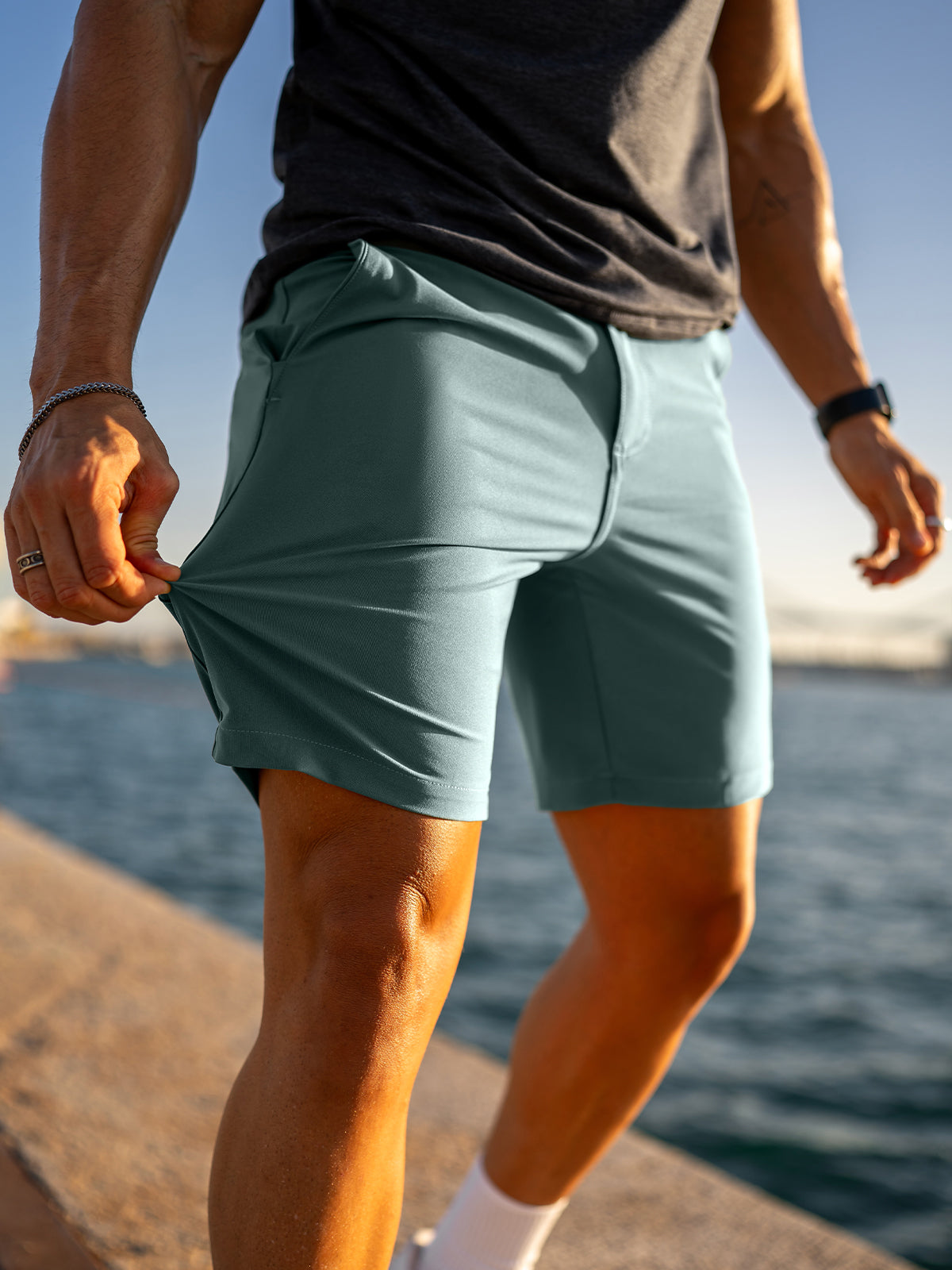 All Day Elite Performance Chino Stretch Shorts