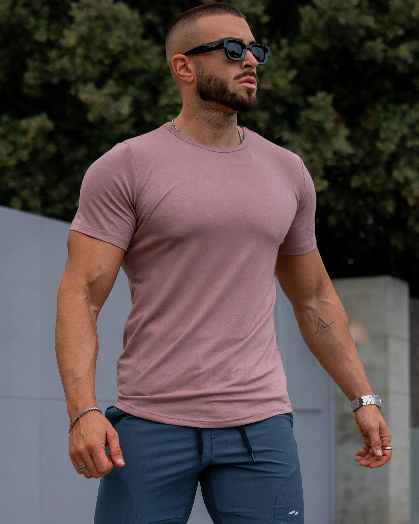 5-Pack All Day Elite Curve-Hem Tee Short Sleeve