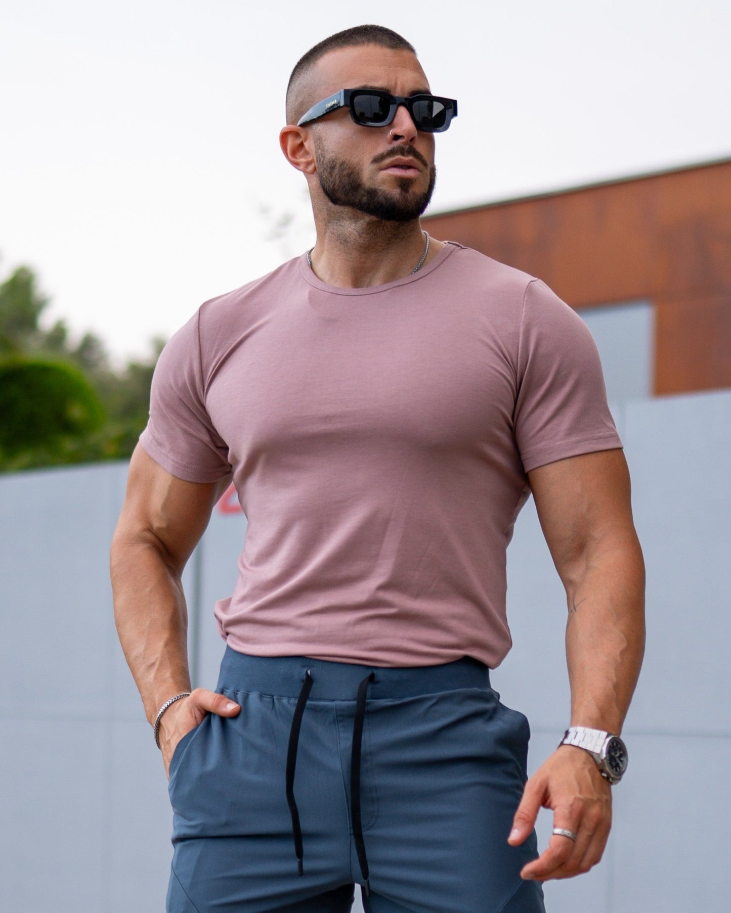 All Day Elite Curve-Hem Tee Tech Short Sleeve