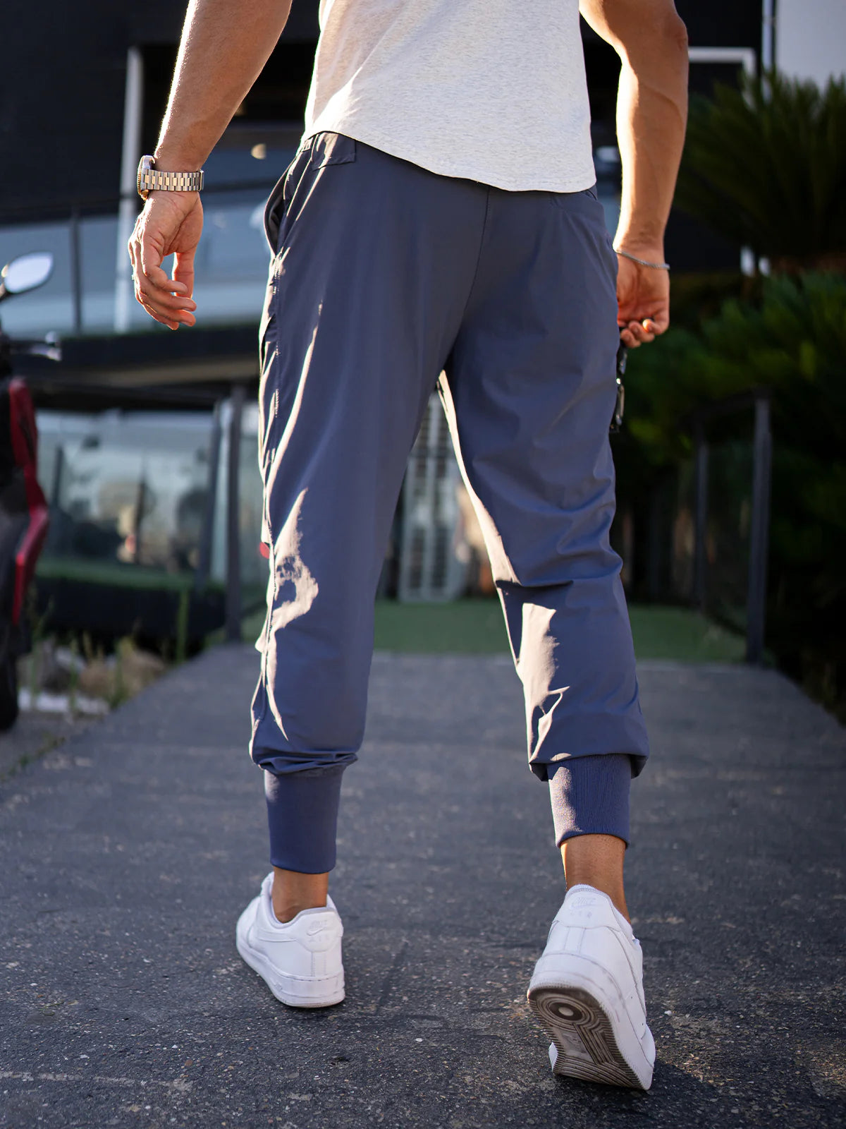 Stay Cool High Rib Cargo Jogger Athletic Pants