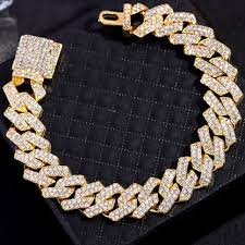 Iced Out Cuban Bust Down Bracelet