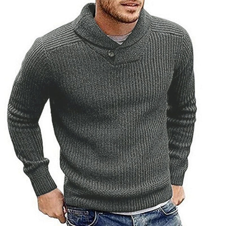 men's-solid-color-pullover-sweater