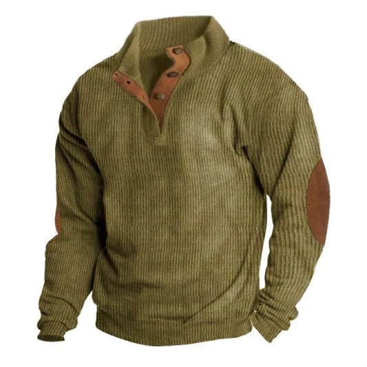 Outdoor Casual Stand Collar Long Sleeve Sweatshirt