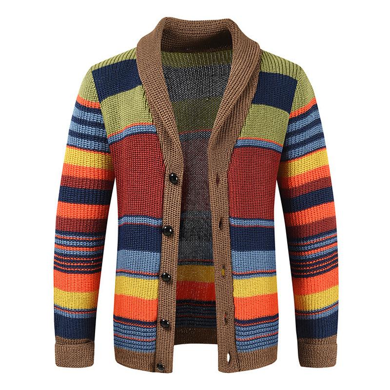 men's-colorblock-lapel-sweater-jacket