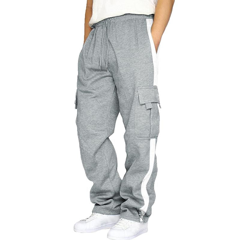 men's-outdoor-spliced-casual-sports-straight-pants