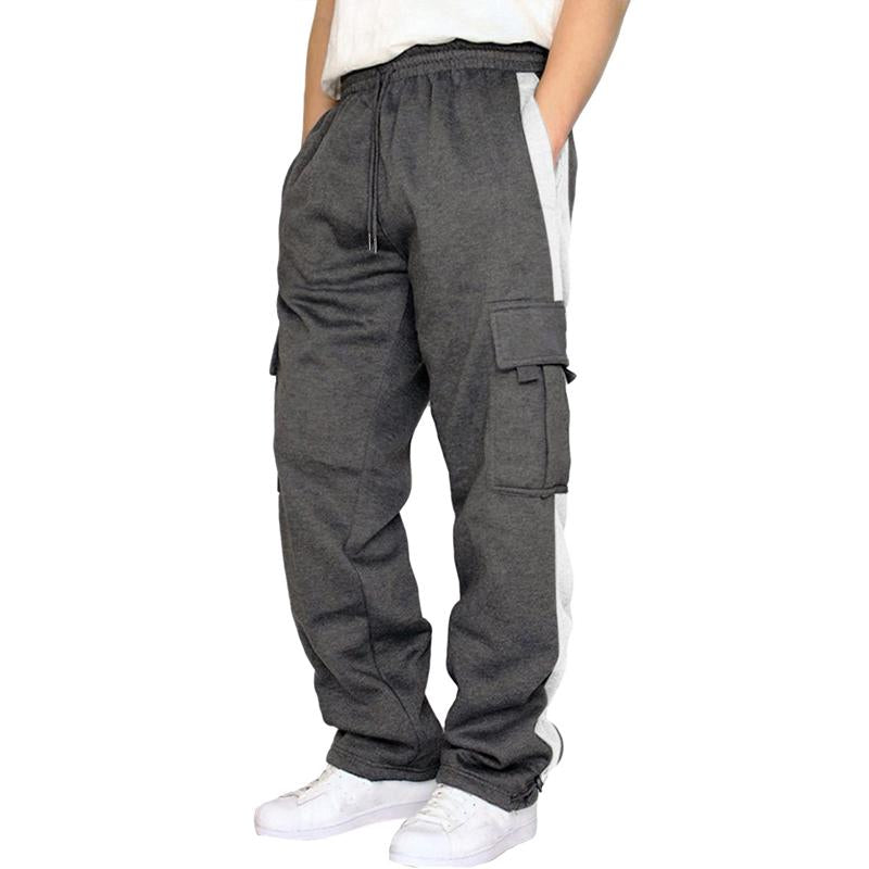 men's-outdoor-spliced-casual-sports-straight-pants