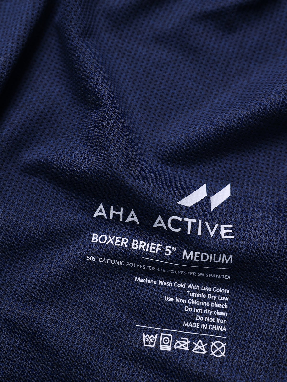 AIRFLOW 5" Performance Boxer Brief-Navy