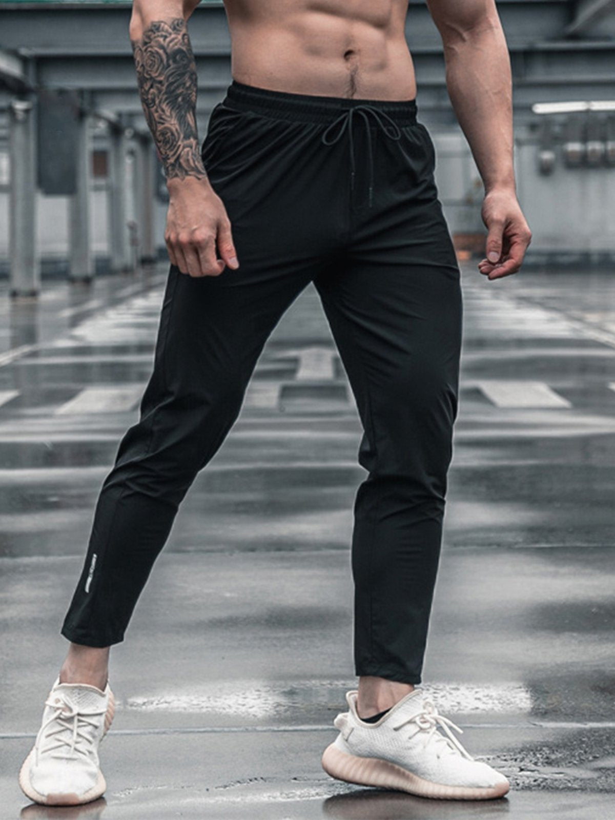 Stretch Slim Fit Jogger Workout Pants Lightweight