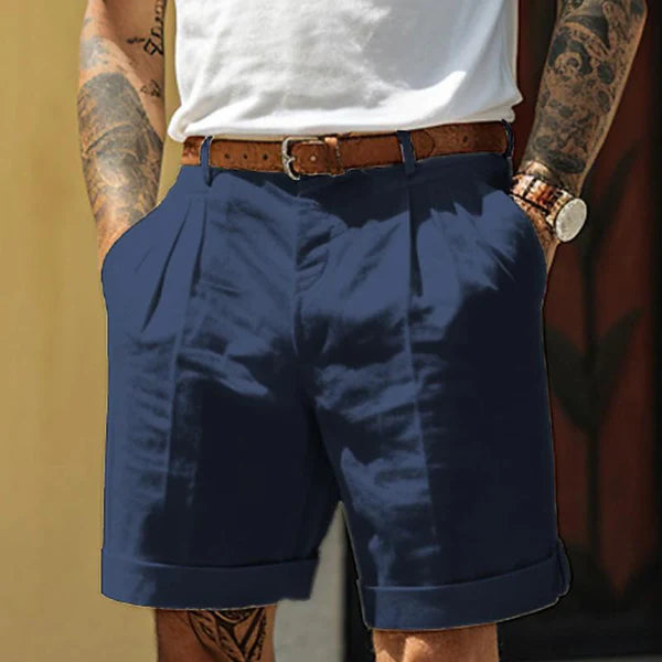 Men's Casual Solid Color Beach Shorts