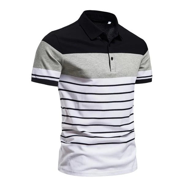 Contrast Stripe POLO Shirt