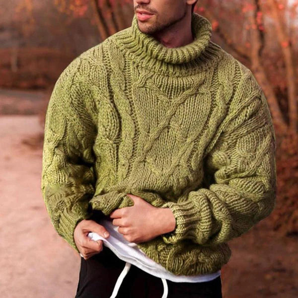 Twisted Turtleneck  Sweater