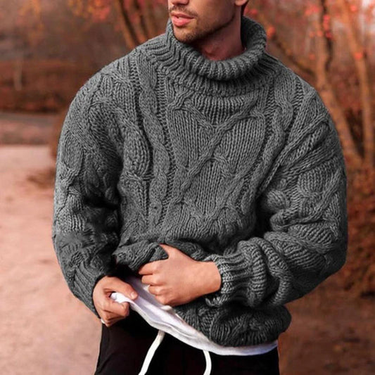 Twisted Turtleneck  Sweater