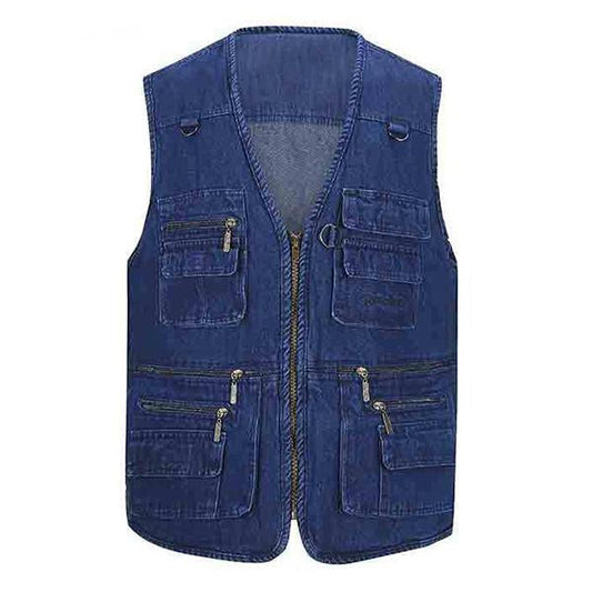 men's-outdoor-multi-pocket-denim-vest