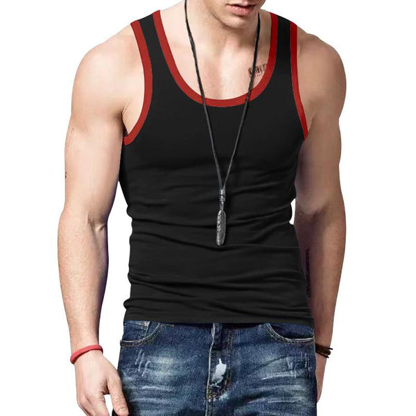 men's-sports-contrast-color-quick-drying-tank-tops