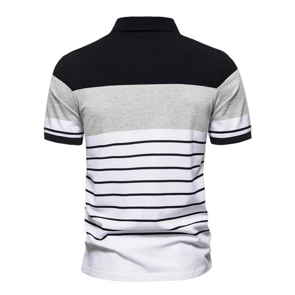 Contrast Stripe POLO Shirt