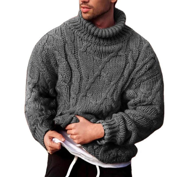 Twisted Turtleneck  Sweater