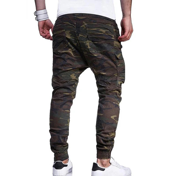 Casual Camouflage Print Pants