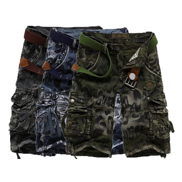 CARGO CAMO SHORTS