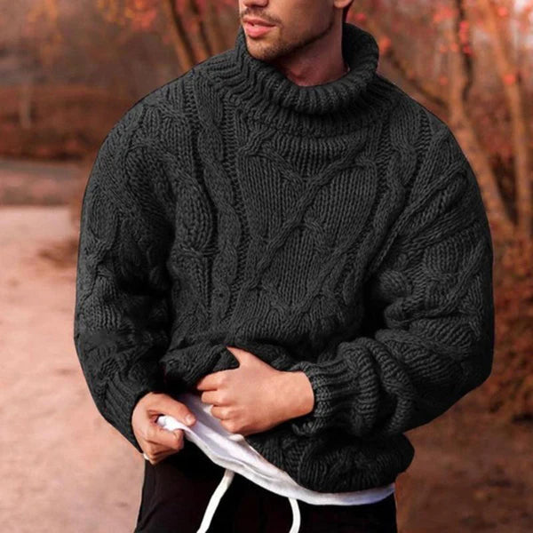 Twisted Turtleneck  Sweater