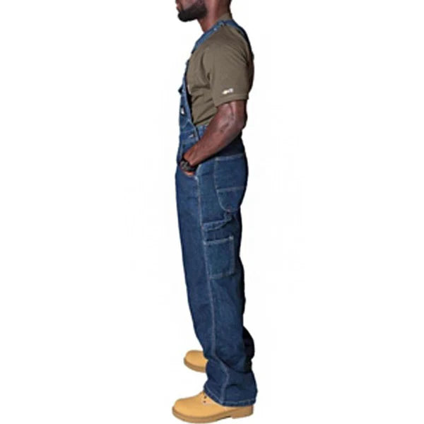 Vintage Multi Pocket Denim Cargo Overalls