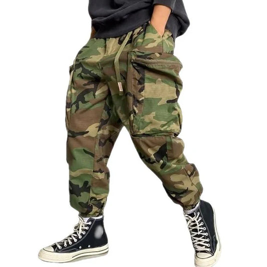 Vintage Loose Camo Big Pocket Cargo Pants