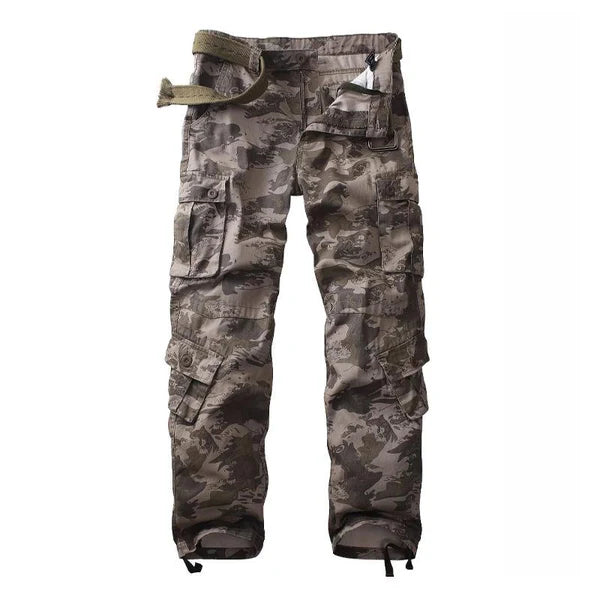 Camouflage Outdoor Straight Cargo Pants