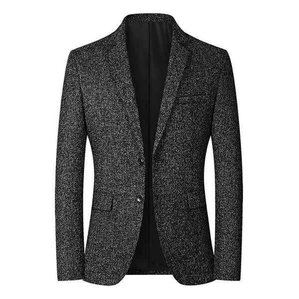 Lapel Solid Color Casual Blazer