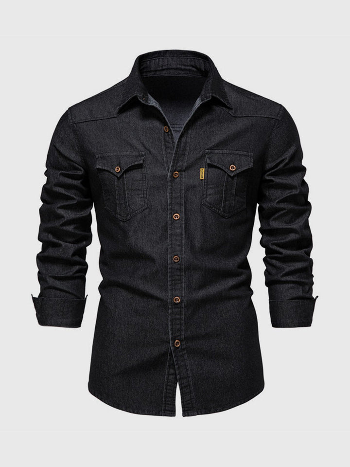Long Sleeve Denim Shirt - DUVAL