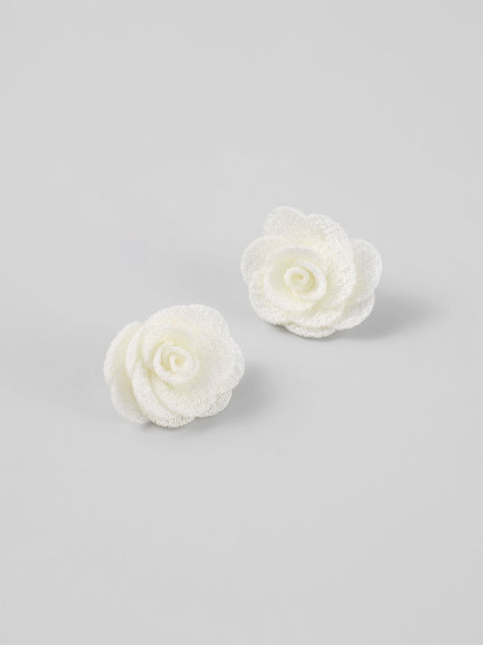 Elegant Rose Flower Earrings