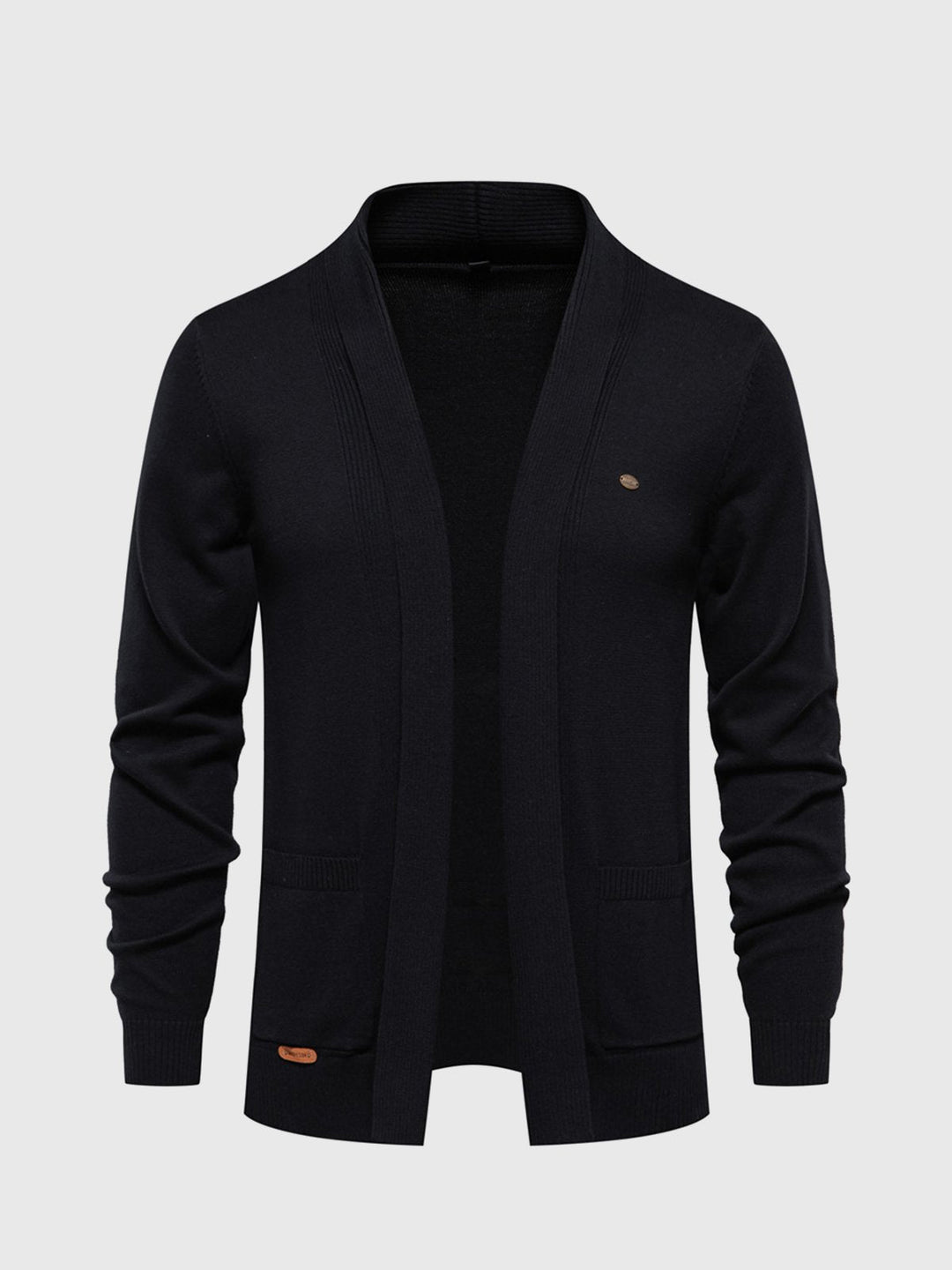Knit Pocket Cardigan Sweater - DUVAL
