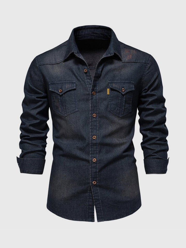 Long Sleeve Denim Shirt New - DUVAL