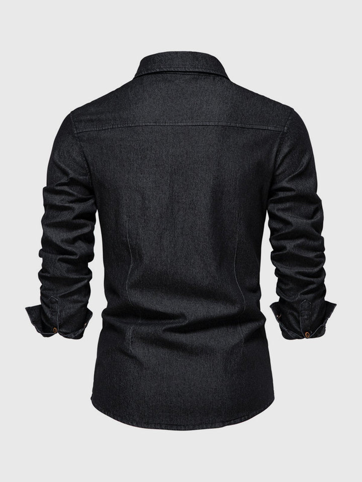 Long Sleeve Denim Shirt New - DUVAL