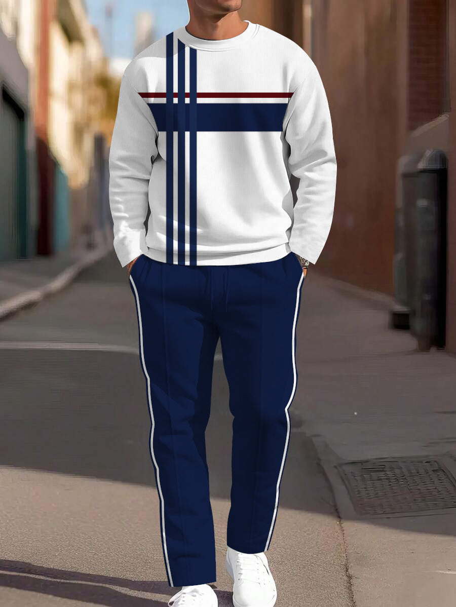 Long Sleeve Casual Two-piece Set - DUVAL