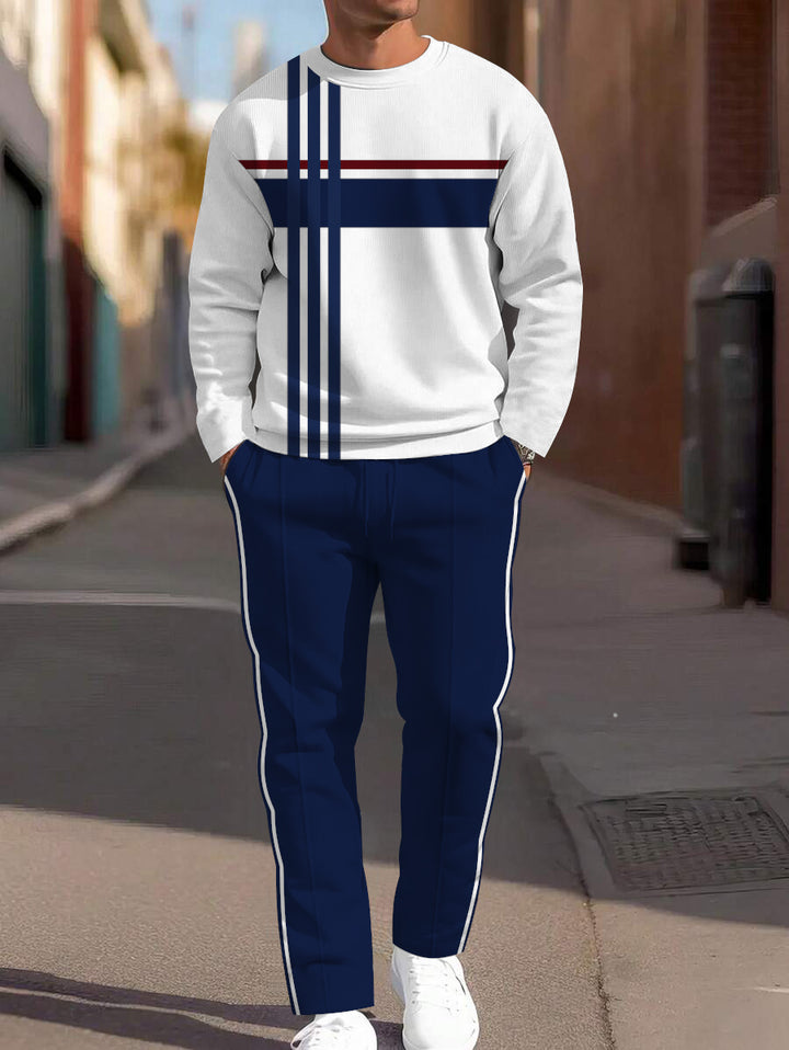 Long Sleeve Casual Two-piece Set - DUVAL