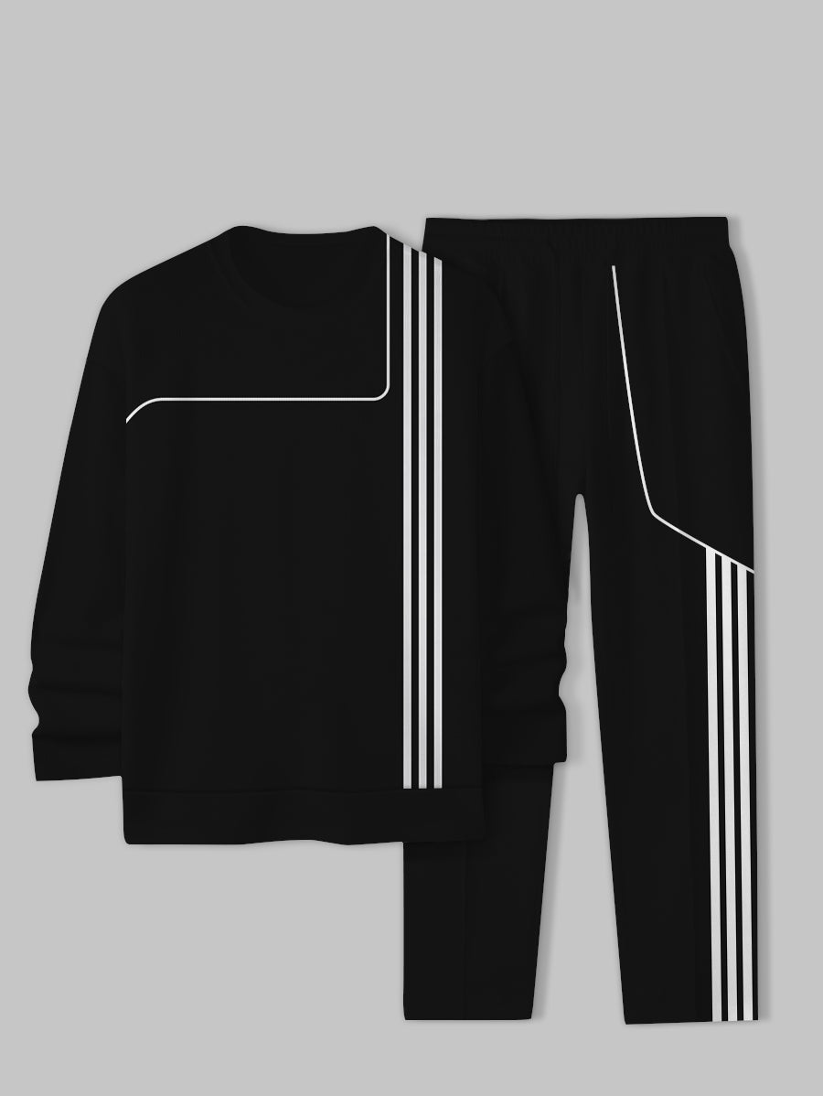 Long Sleeve Casual Two-piece Set - DUVAL