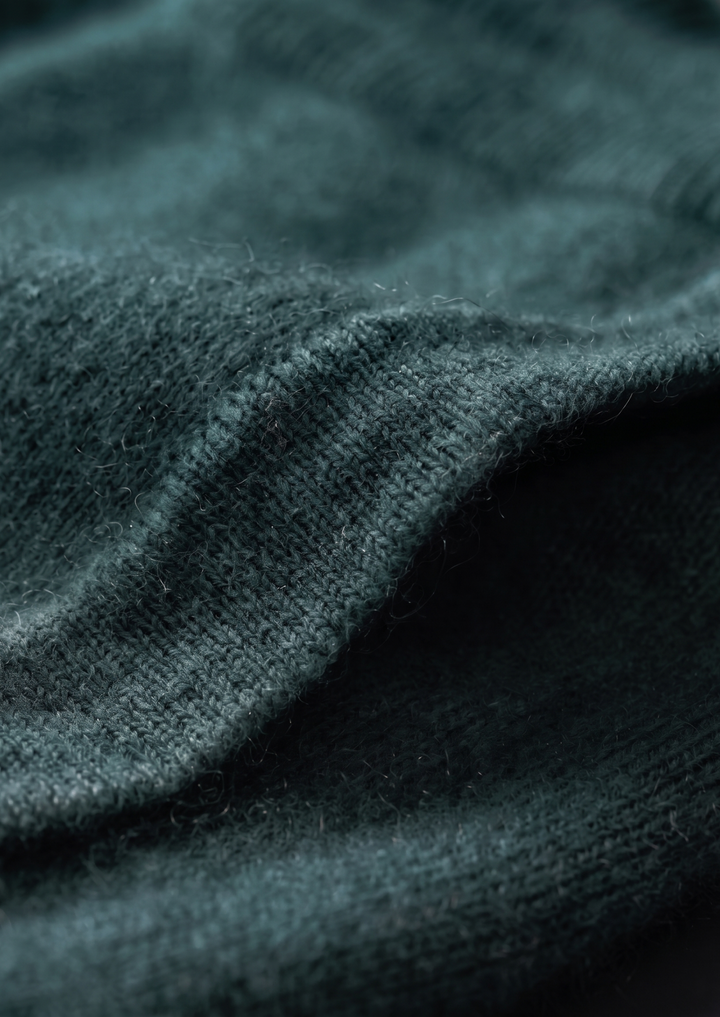Pure Extra-Fine Merino Wool Sea Green Luzzo Set
