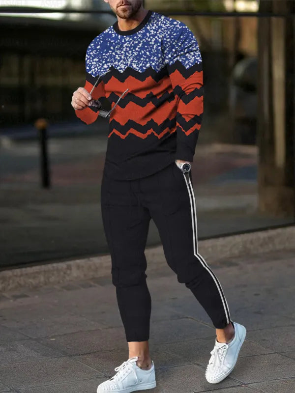 Long Sleeve Casual Two-piece Set - DUVAL