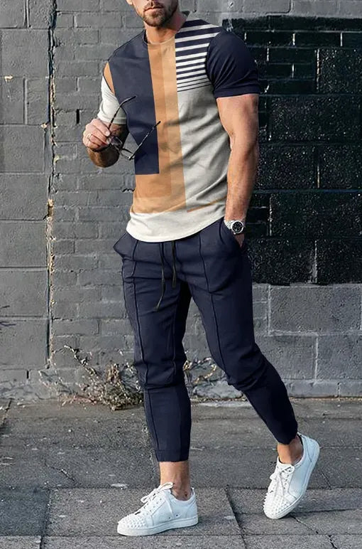 Long Sleeve Casual Two-piece Set - DUVAL