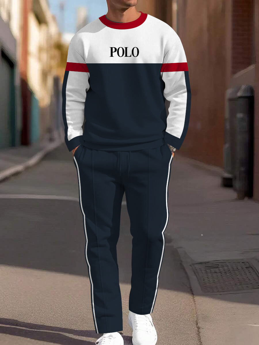 Long Sleeve Casual Two-piece Set - DUVAL