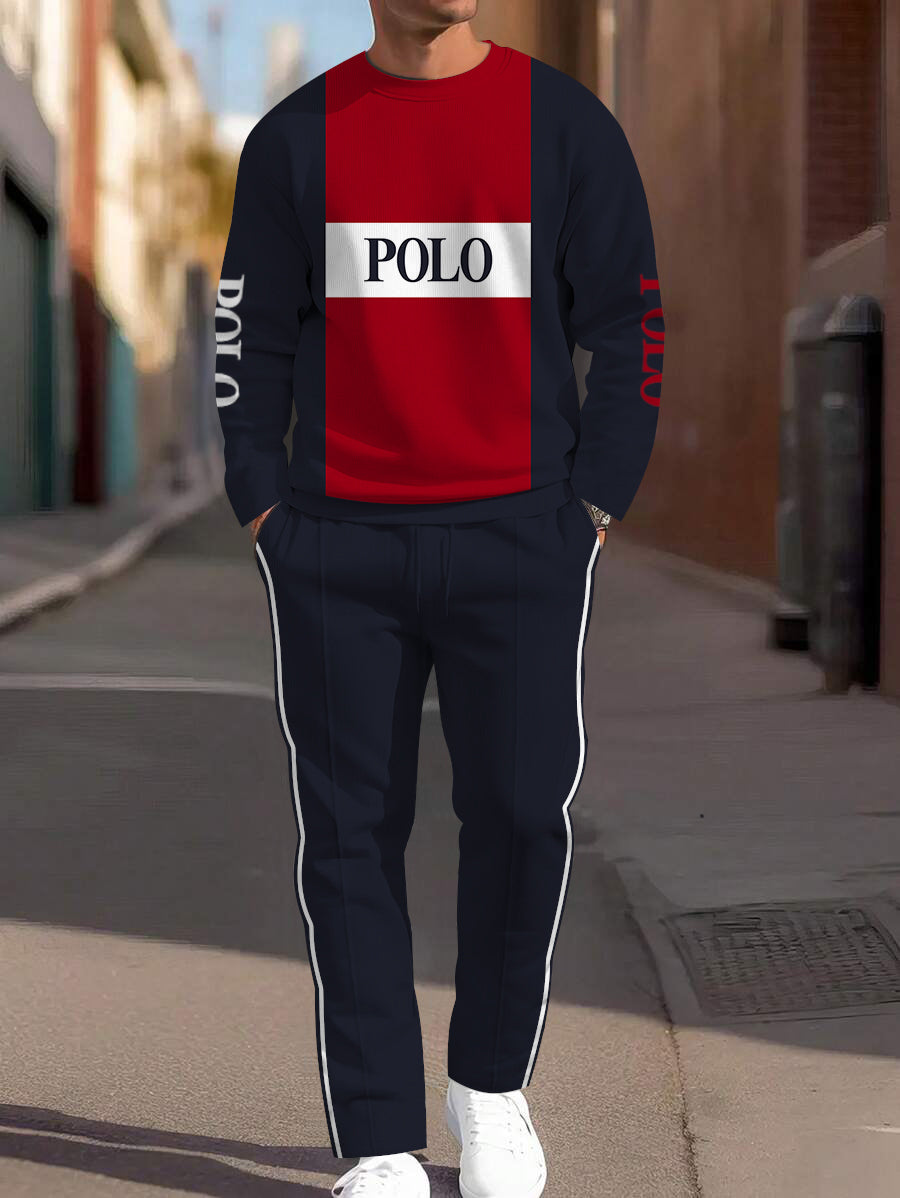 Long Sleeve Casual Two-piece Set - DUVAL