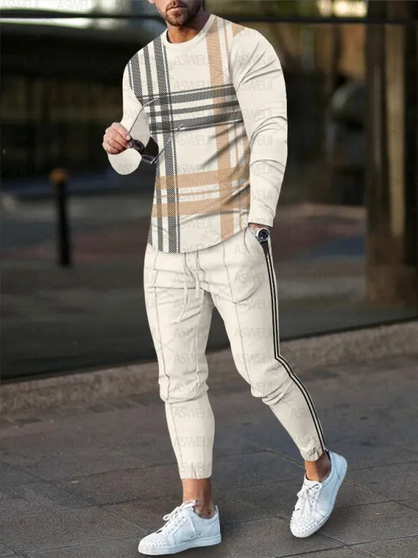 Long Sleeve Casual Two-piece Set - DUVAL